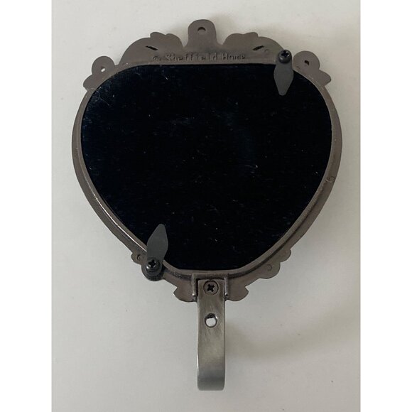 Sheffield Home Heart-Shaped Picture Frame With Hook 2.5" x 2.5" Floral Design - Picture 9 of 9
